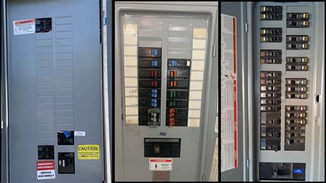 upside down electrical panel installation